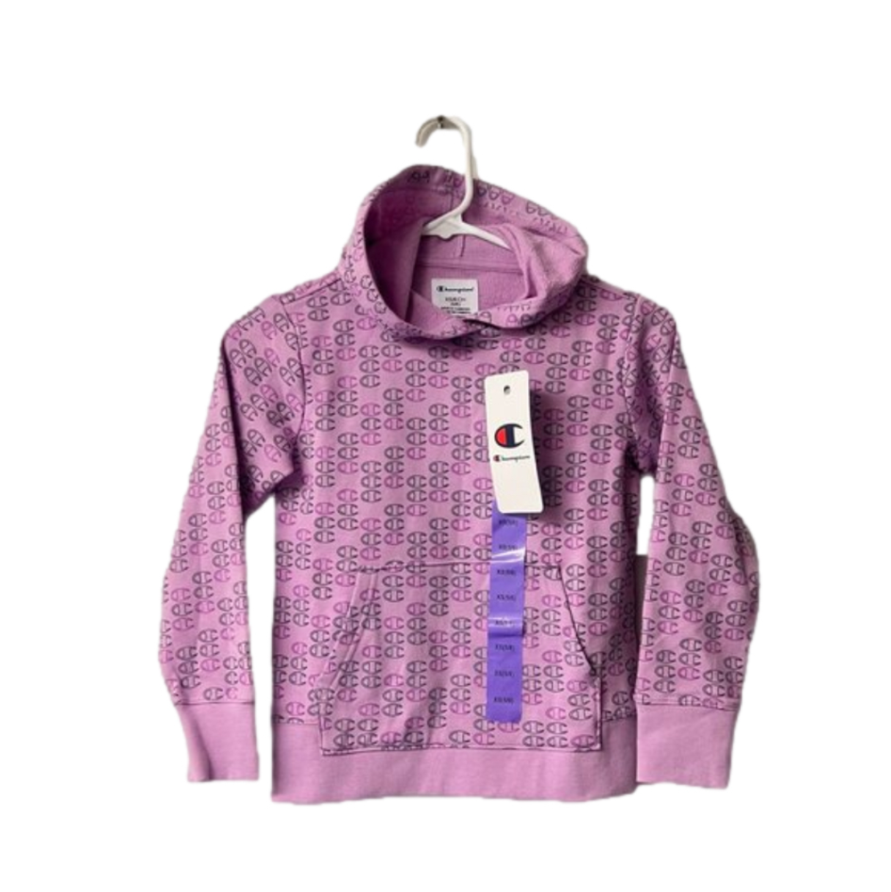 NWT! Champion Youth Pullover Hoodie Long‎ Sleeves Girls/Water Sz XSmall